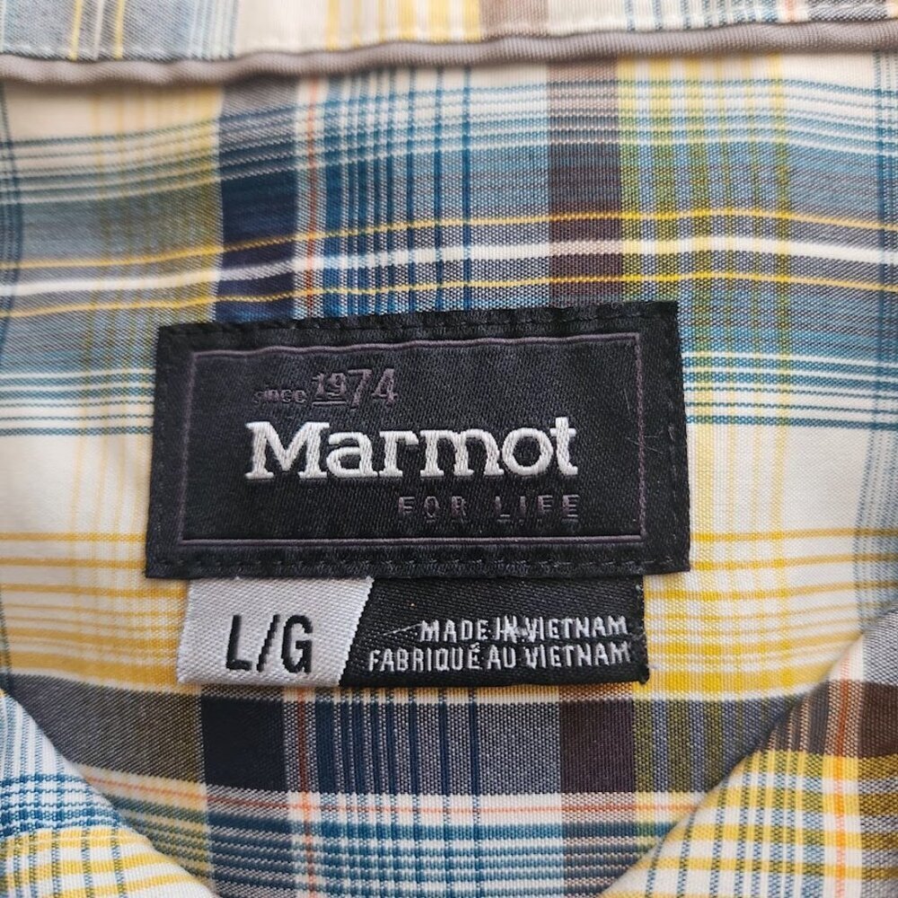 Marmot Men's Short Sleeve Button-down Shirt Size Large - Picture 7 of 7